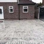 Cream and platinum colour driveway in Didsbury