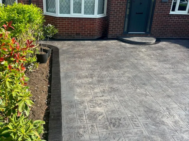 New Concrete Driveway in Sale Manchester