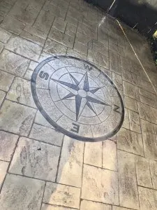 Imprinted Concrete Patio