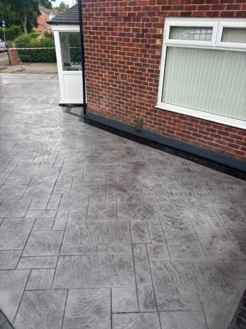 Imprinted Concrete Driveway Wythenshawe 04