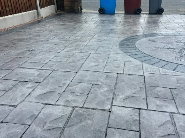 New Pattern Imprinted Concrete Driveway in Harpurhey New Pattern Imprinted Concrete Driveway in Harpurhey