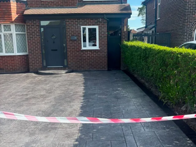 New Concrete Driveway in Sale Manchester