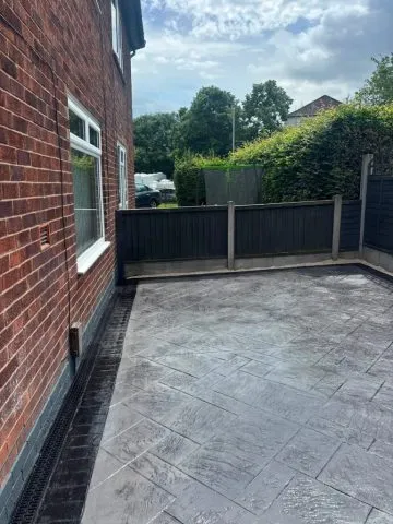 Imprinted Concrete Driveway Wythenshawe 01