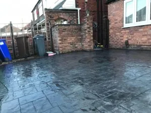 New concrete driveway in Didsbury, Manchester