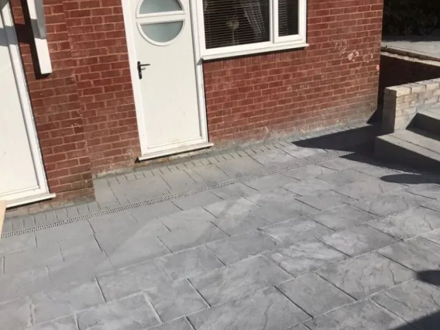 New Driveway and wall in progress 08