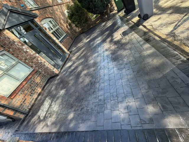 New Pattern Imprinted Concrete Driveway in Sale Moor New Pattern Imprinted Concrete Driveway in Sale Moor