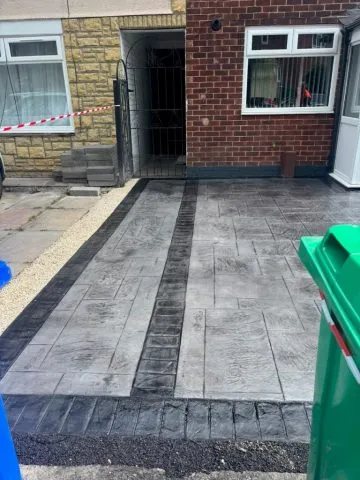 Imprinted Concrete Driveway Wythenshawe 02
