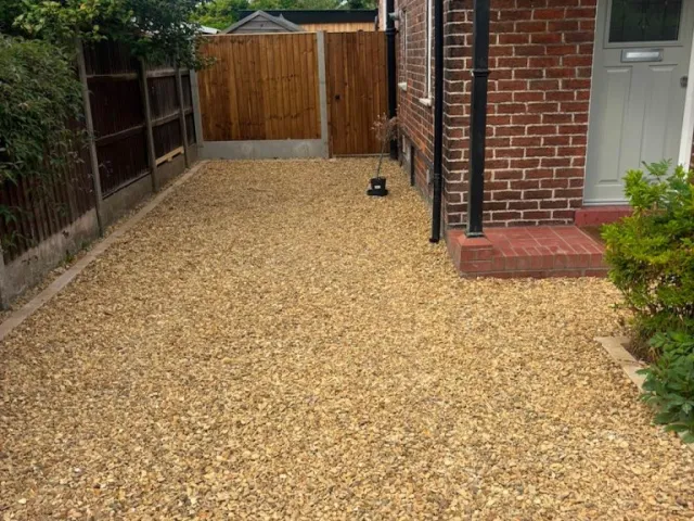 New Gravel Driveway in Timperley