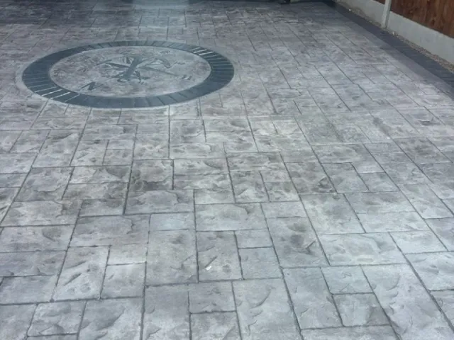New Pattern Imprinted Concrete Driveway in Harpurhey New Pattern Imprinted Concrete Driveway in Harpurhey