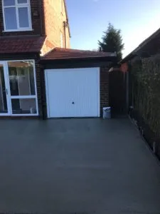 New concrete laid