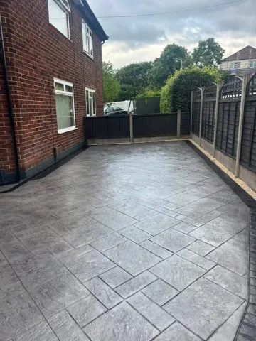 New Pattern Imprinted Concrete Driveway in Wythenshawe New Pattern Imprinted Concrete Driveway in Wythenshawe