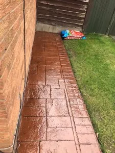 New driveway and paths in Leigh Wigan