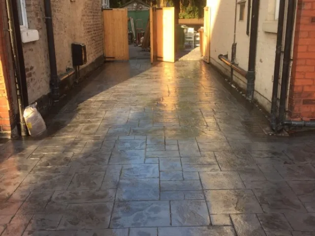 Shared driveway re-surface Cheadle Hulme 1 Shared driveway re-surface Cheadle Hulme 1