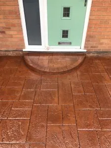 New driveway and paths in Leigh Wigan