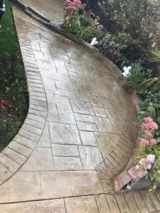 Imprinted Concrete Patio