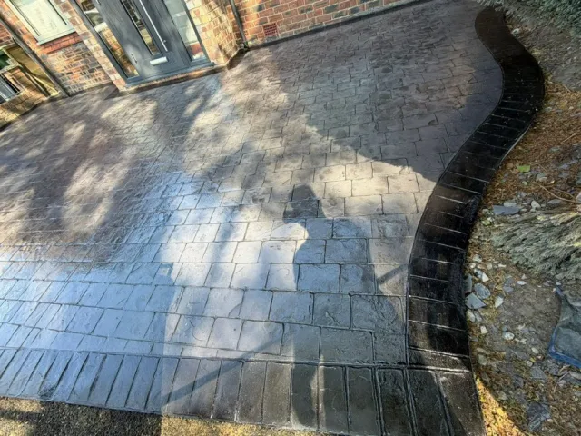 New Pattern Imprinted Concrete Driveway in Sale Moor New Pattern Imprinted Concrete Driveway in Sale Moor