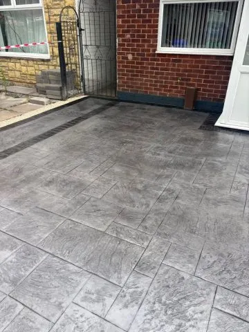 New Pattern Imprinted Concrete Driveway in Wythenshawe New Pattern Imprinted Concrete Driveway in Wythenshawe