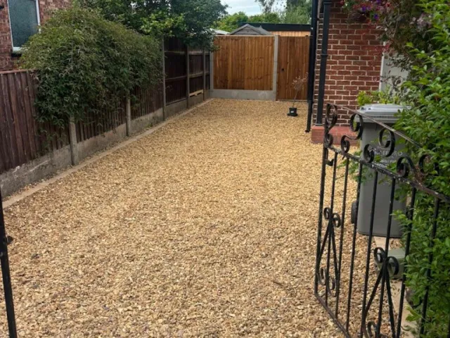 New Gravel Driveway in Timperley