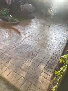 Imprinted Concrete Patio